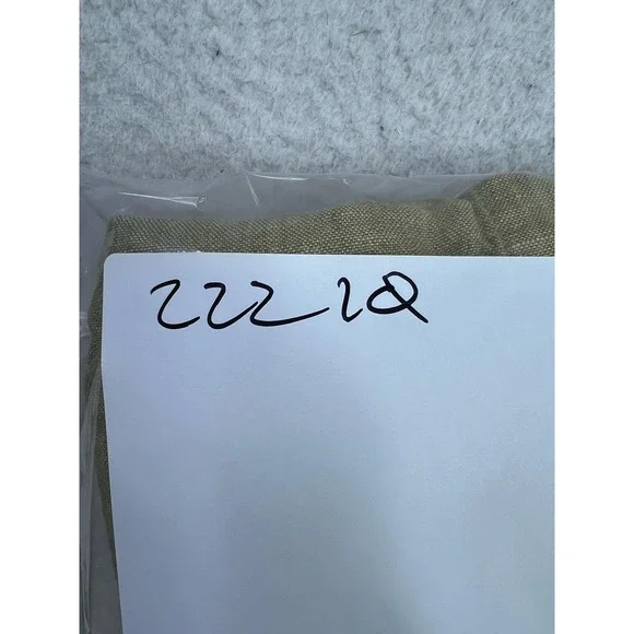 FLAX Blouse Womens Medium Green Linen Cropped Button Front Long Sleeve Top - Picture 8 of 8